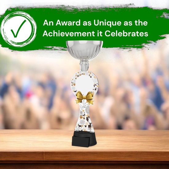 Montreal Christmas White Silver Cup Trophy