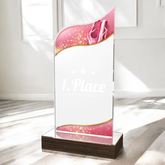 United Ballet Acrylic Wood Fusion Trophy