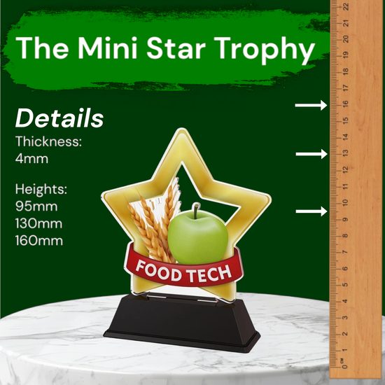 Mini Star Food Tech Trophy