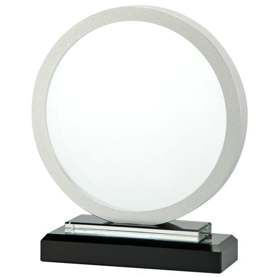 Vetra Silver Engraved Glass Award