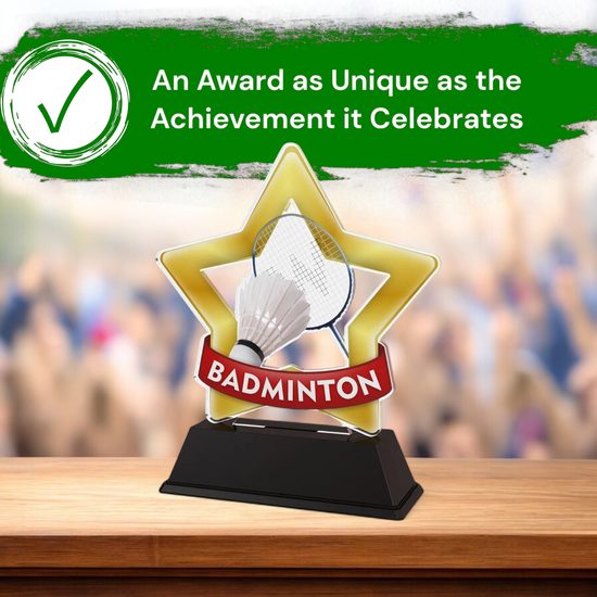 Mini Star Badminton Trophy