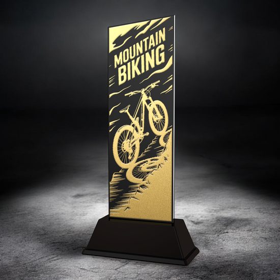 Shadowline Mountain Biking Trophy – Stainless Steel Award