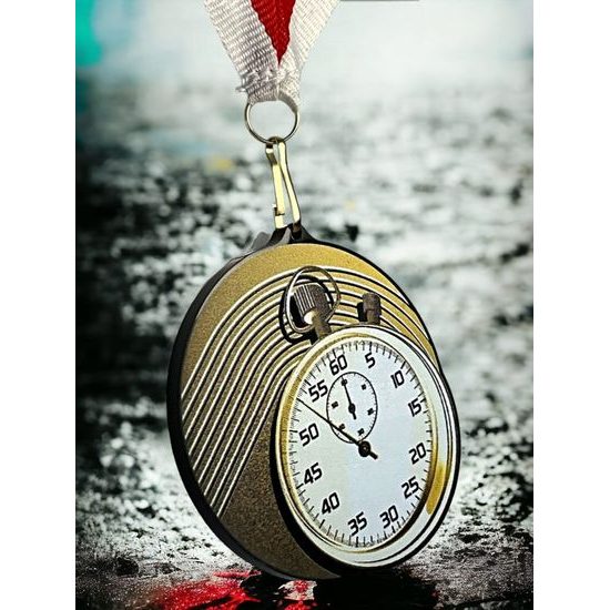 Rincon Classic Athletics Black Acrylic Medal