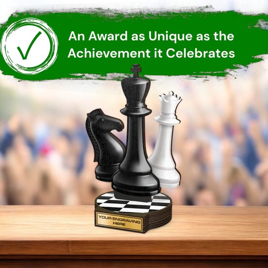 Grove Chess Real Wood Trophy