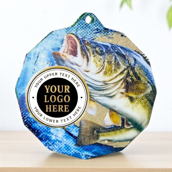 Dodeca Fishing Stainless Steel Logo Insert Medal