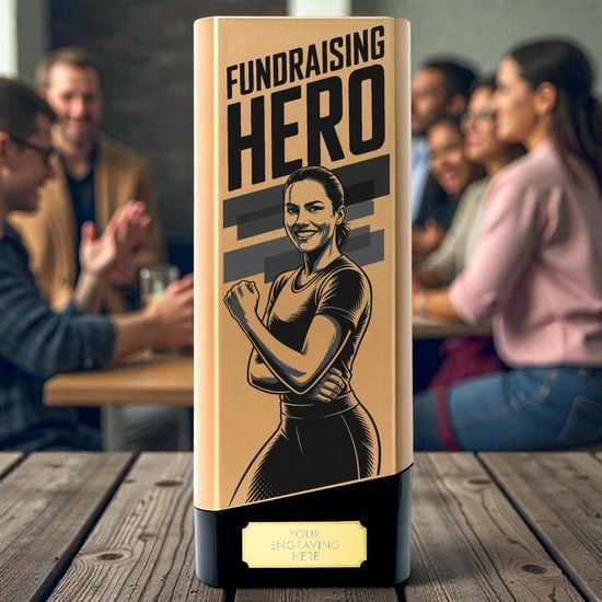 Tower Elite Charity Fundraising Female Hero Trophy