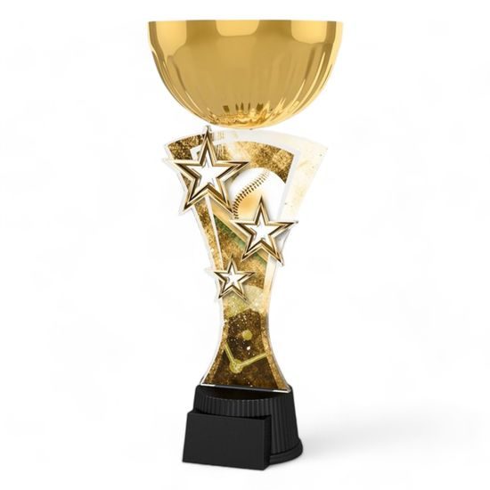 Triple Star Classic Baseball Gold Trophy Cup