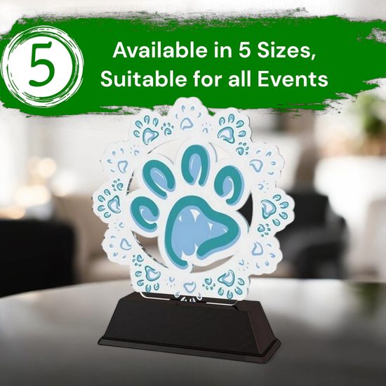 Ostrava Blue Dog Paw Trophy