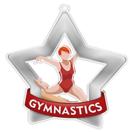 Gymnastics Girls Mini Star Silver Medal