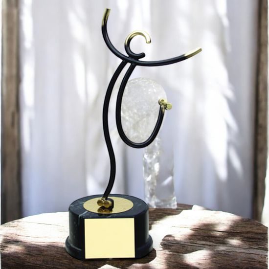 Valencia Figure Skating Handmade Metal Trophy