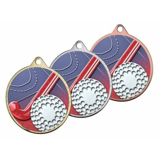 Hercules Texture Print Field Hockey Medal