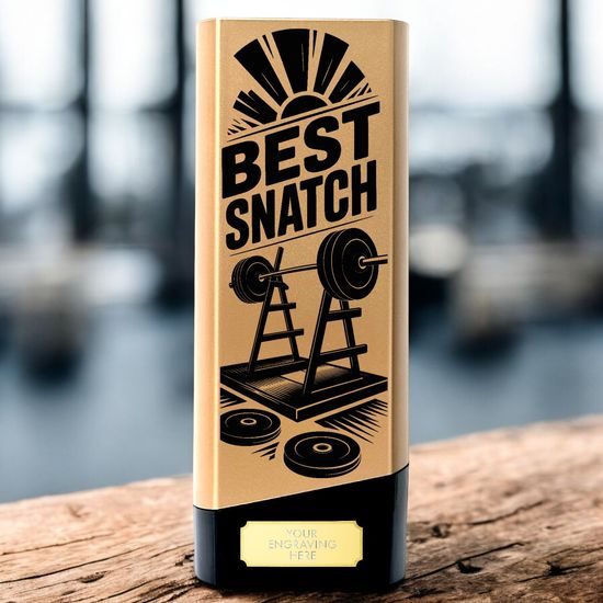 Tower Elite Heavyweight Best Snatch WeightliftingTrophy