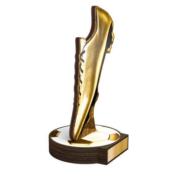 Grove Golden Boot Real Wood Trophy