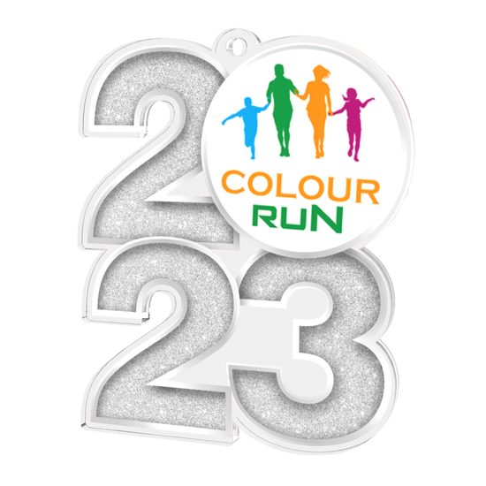 Colour Run 2023 Acrylic Medal