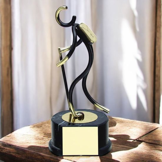 Valencia Walking and Hiking Handmade Metal Trophy