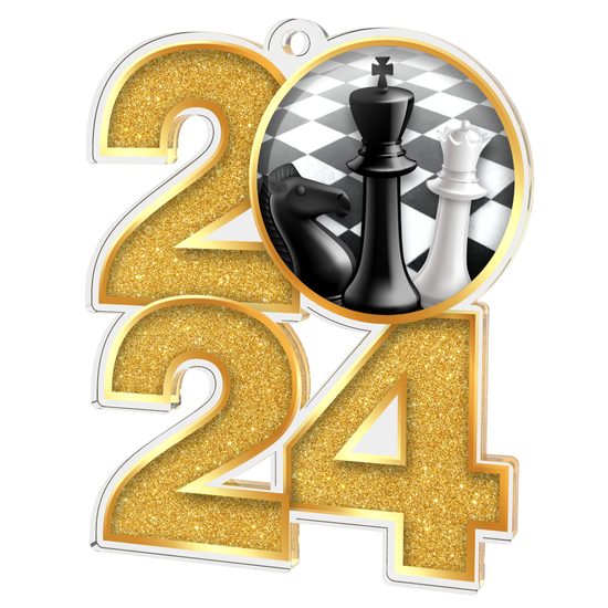 Chess 2024 Acrylic Medal