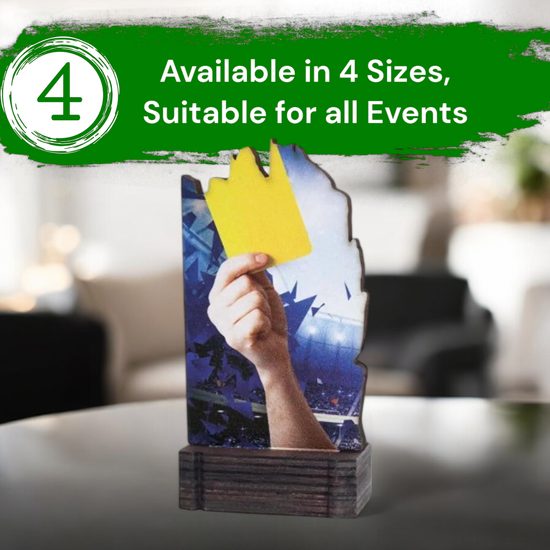 Shard Referee Eco Friendly Wooden Trophy