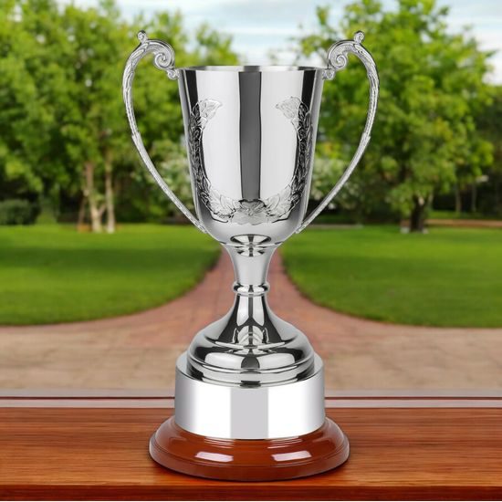 Formula Hand Chased Nickel Plated Cup