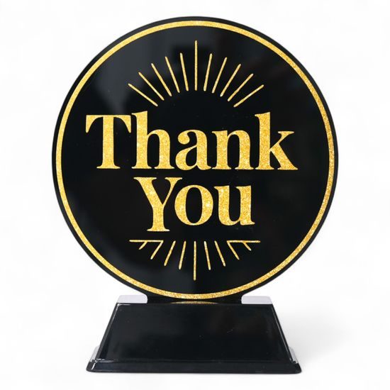 Quantum Thank You Trophy