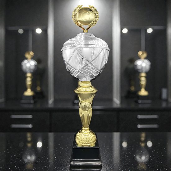 Reginald Silver & Gold Logo Cup