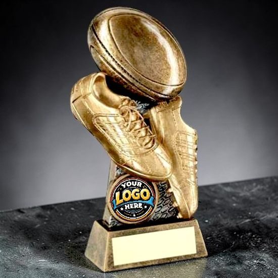 Lions Rugby Boots & Ball Trophy
