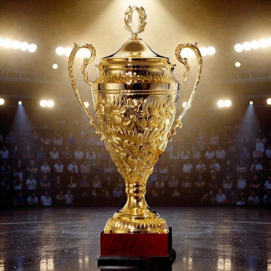 Veron Gold Plated Cup with Lid