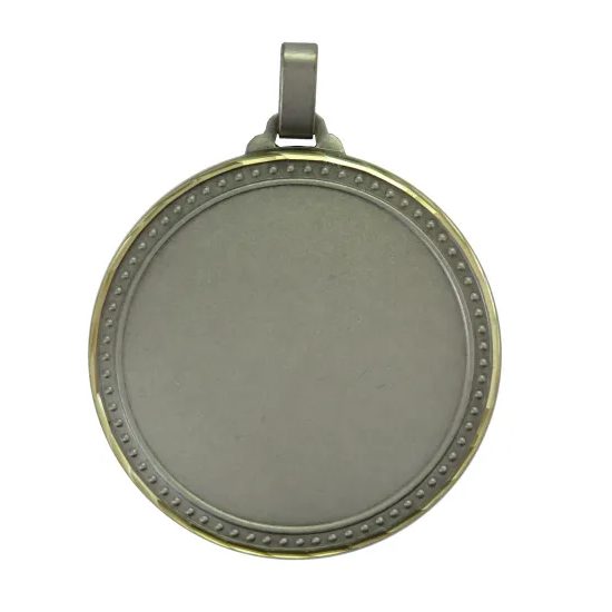 Coronet Logo Insert Silver Brass Medal