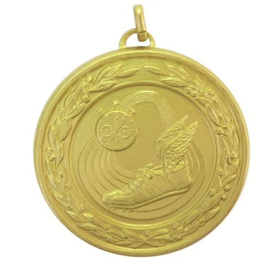 Athletics Gold Running Laurel Medal
