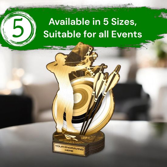 Grove Classic Archery Real Wood Trophy