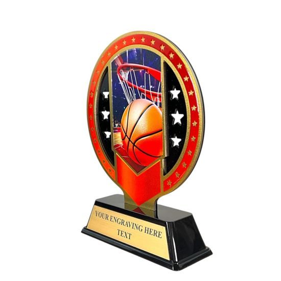 Sentinel Stainless Steel Basketball Trophy