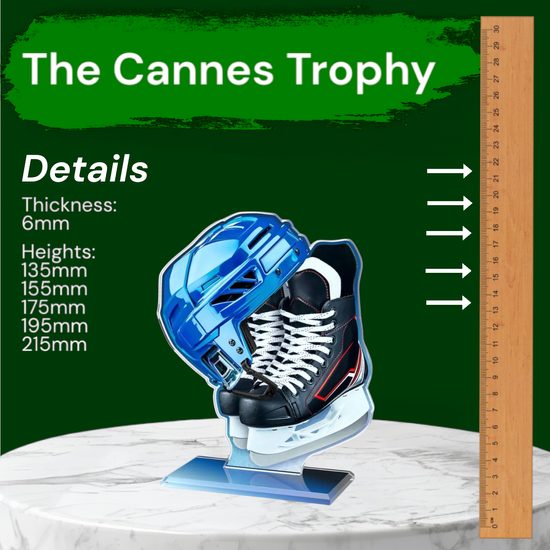 Cannes Ice Hockey Helmet Trophy