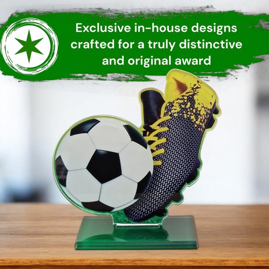 Cannes Football Ball & Boot Trophy