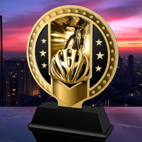 Sentinel Classic Stainless Steel Cycling Trophy