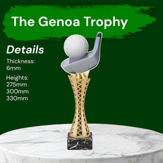 Genoa Golf Club and Ball Trophy