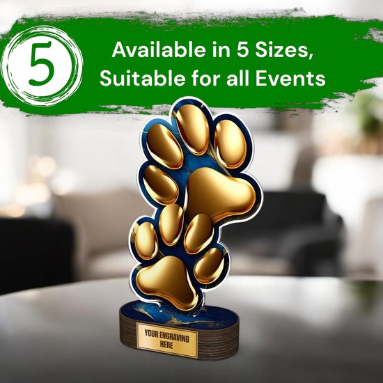 Altus Dog Paw Trophy