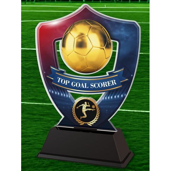 Club Colours Top Goal Scorer Shield Trophy