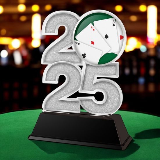 Poker Playing Cards 2025 Trophy