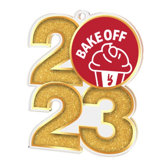 Bake Off 2023 Acrylic Medal
