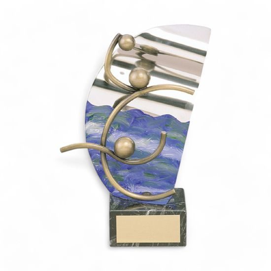 Polentinos Water Polo Handmade Metal Trophy