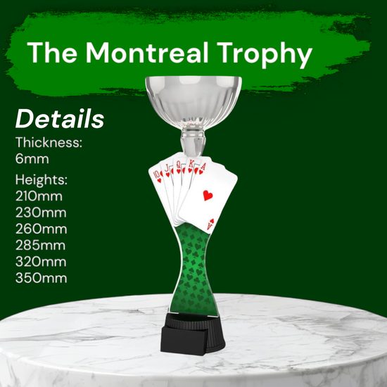 Montreal Playing Cards Silver Cup Trophy