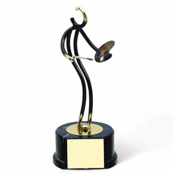 Valencia Artist Handmade Metal Trophy