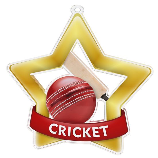 Cricket Mini Star Gold Medal