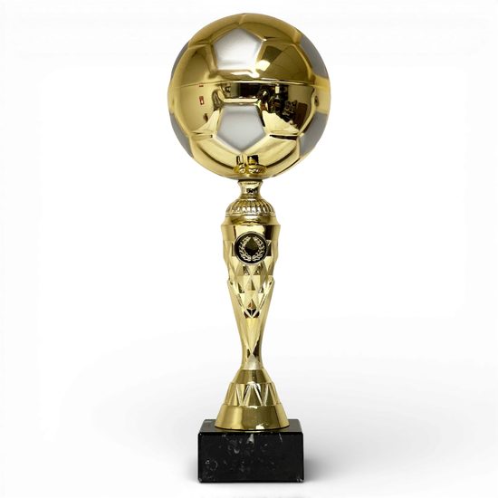 Merida Gold and Silver Metal Football Trophy