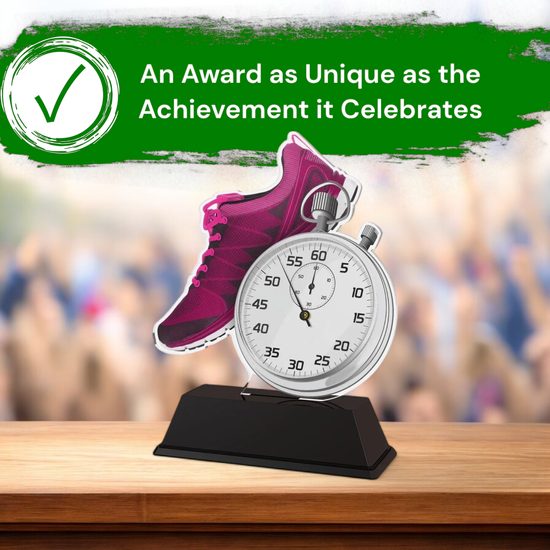 Ostrava Pink Running Shoe Trophy