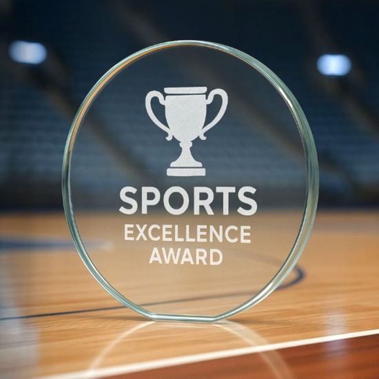 Altura Engraved Glass Award