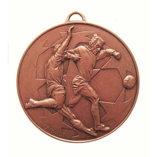 Embossed Economy Champions League Football Copper Medal