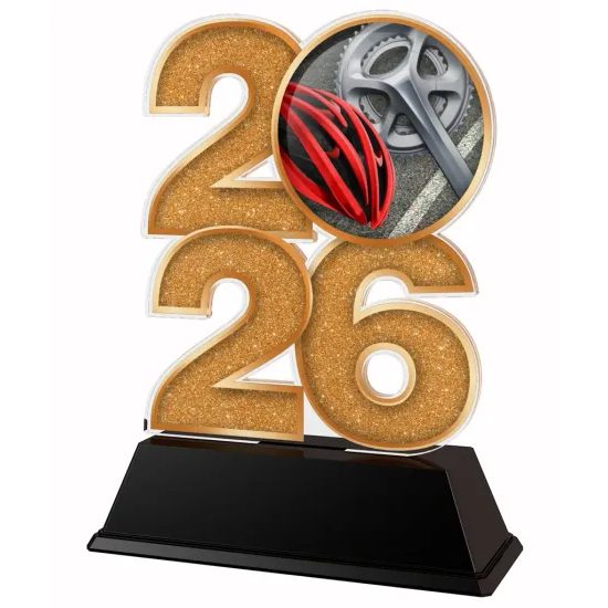 Cycling Year Trophy – Sports Award with Year Selection