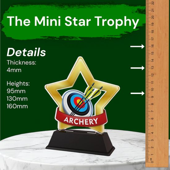 Mini Star Archery Trophy
