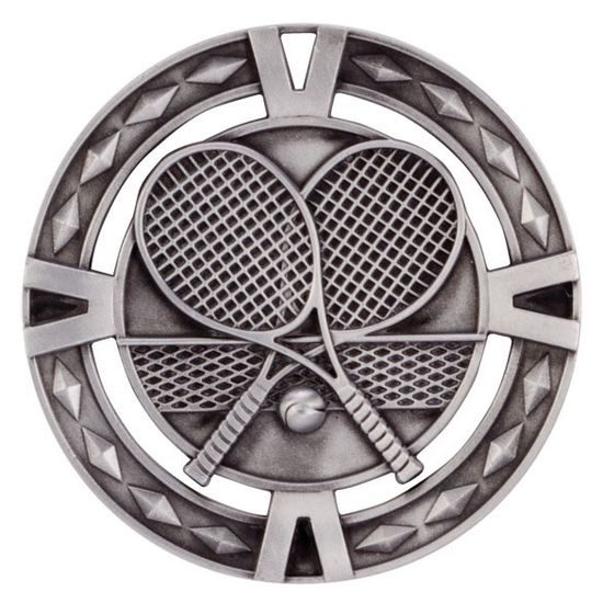 V-Tech Tennis Silver Medal 60mm