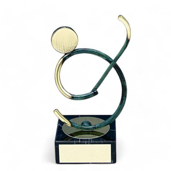 Bilbao Hockey Player Handmade Metal Trophy